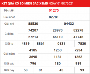 Dự đoán soi cầu miền bắc 02-07-2021