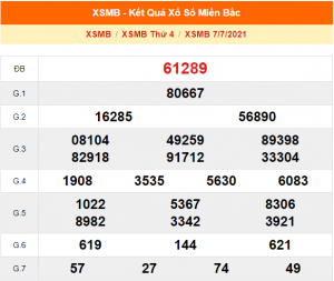 Dự đoán soi cầu miền bắc 08-07-2021