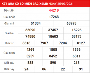 Dự đoán soi cầu miền bắc 26-03-2021