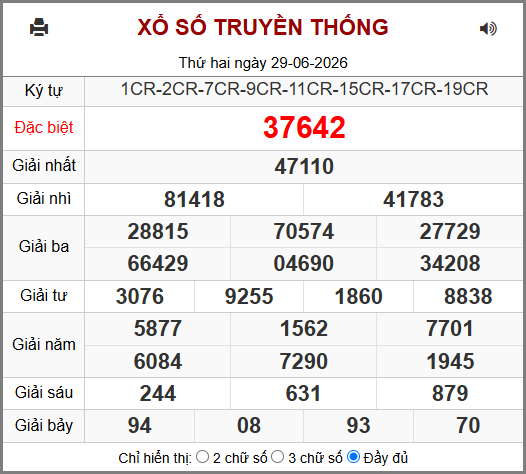 Soi cầu XSMB 30-06-2026