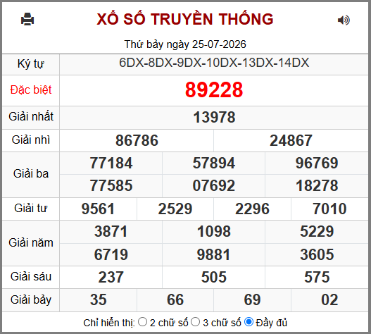 Soi cầu XSMB 26-07-2026